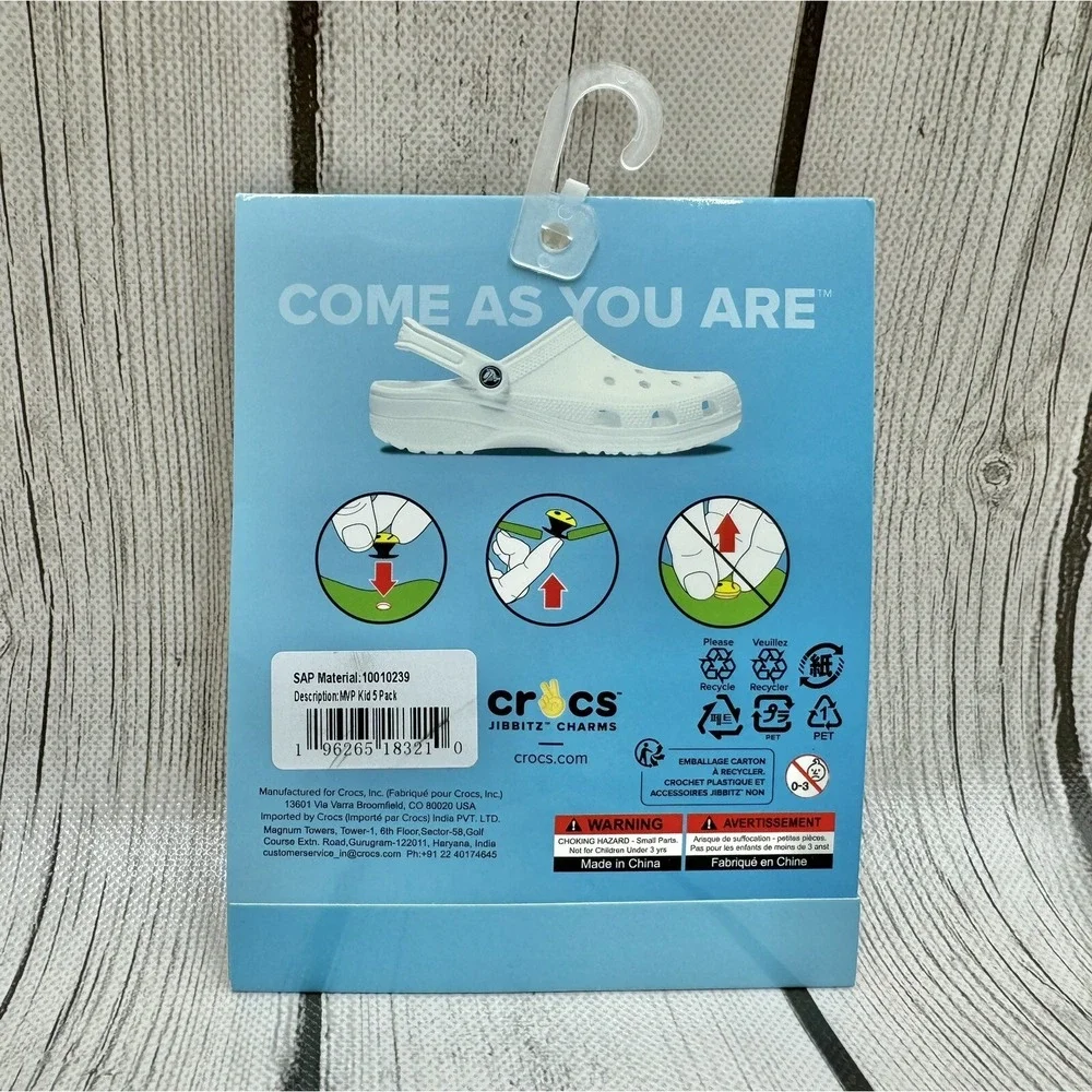 Crocs 5-Pack MVP Kid Jibbitz